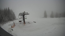 Horní část sjezdovky Skiareálu Ramzová