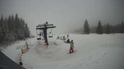 Horní část sjezdovky Skiareálu Ramzová