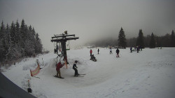 Horní část sjezdovky Skiareálu Ramzová