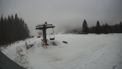 Horní část sjezdovky Skiareálu Ramzová