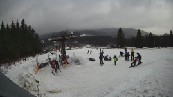 Horní část sjezdovky Skiareálu Ramzová