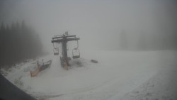 Horní část sjezdovky Skiareálu Ramzová