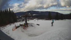 Horní část sjezdovky Skiareálu Ramzová