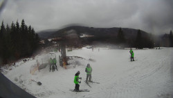 Horní část sjezdovky Skiareálu Ramzová