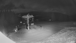 Horní část sjezdovky Skiareálu Ramzová