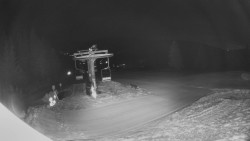 Horní část sjezdovky Skiareálu Ramzová