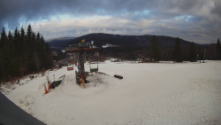 Horní část sjezdovky Skiareálu Ramzová