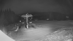 Horní část sjezdovky Skiareálu Ramzová