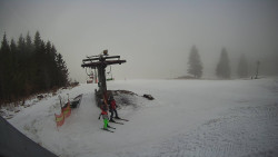 Horní část sjezdovky Skiareálu Ramzová