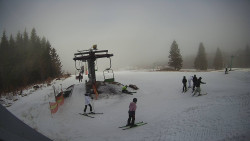 Horní část sjezdovky Skiareálu Ramzová