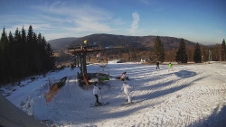 Horní část sjezdovky Skiareálu Ramzová