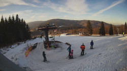 Horní část sjezdovky Skiareálu Ramzová