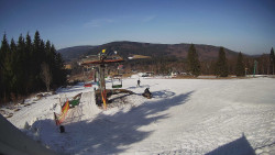 Horní část sjezdovky Skiareálu Ramzová