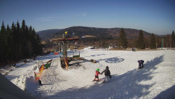 Horní část sjezdovky Skiareálu Ramzová