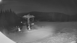 Horní část sjezdovky Skiareálu Ramzová