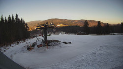 Horní část sjezdovky Skiareálu Ramzová