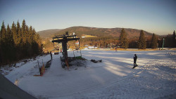 Horní část sjezdovky Skiareálu Ramzová