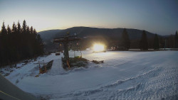 Horní část sjezdovky Skiareálu Ramzová