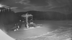 Horní část sjezdovky Skiareálu Ramzová