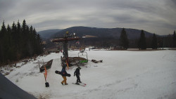 Horní část sjezdovky Skiareálu Ramzová