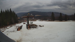 Horní část sjezdovky Skiareálu Ramzová