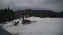 Horní část sjezdovky Skiareálu Ramzová