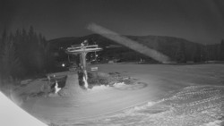 Horní část sjezdovky Skiareálu Ramzová