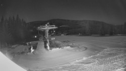 Horní část sjezdovky Skiareálu Ramzová