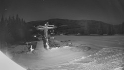 Horní část sjezdovky Skiareálu Ramzová