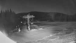 Horní část sjezdovky Skiareálu Ramzová