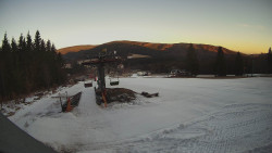 Horní část sjezdovky Skiareálu Ramzová