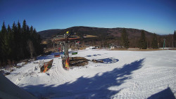 Horní část sjezdovky Skiareálu Ramzová