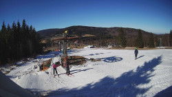 Horní část sjezdovky Skiareálu Ramzová