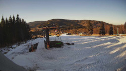 Horní část sjezdovky Skiareálu Ramzová