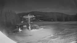 Horní část sjezdovky Skiareálu Ramzová