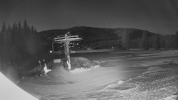 Horní část sjezdovky Skiareálu Ramzová