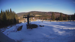 Horní část sjezdovky Skiareálu Ramzová