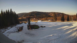 Horní část sjezdovky Skiareálu Ramzová