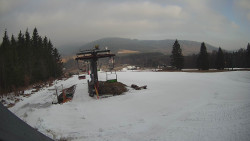 Horní část sjezdovky Skiareálu Ramzová