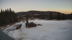 Horní část sjezdovky Skiareálu Ramzová