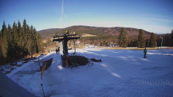 Horní část sjezdovky Skiareálu Ramzová