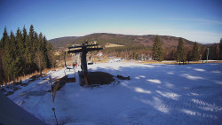 Horní část sjezdovky Skiareálu Ramzová