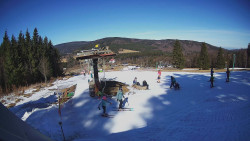 Horní část sjezdovky Skiareálu Ramzová