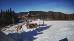 Horní část sjezdovky Skiareálu Ramzová