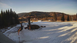 Horní část sjezdovky Skiareálu Ramzová