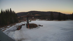 Horní část sjezdovky Skiareálu Ramzová