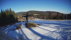 Horní část sjezdovky Skiareálu Ramzová