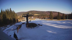 Horní část sjezdovky Skiareálu Ramzová