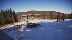 Horní část sjezdovky Skiareálu Ramzová