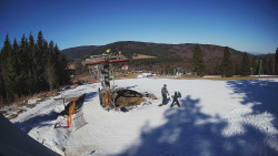 Horní část sjezdovky Skiareálu Ramzová